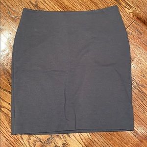 Gray Pencil Skirt